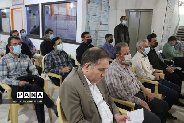 مراسم عزاداری محرم  و زیارت  عاشورا در اداره‌کل آموزش و پرورش استان بوشهر