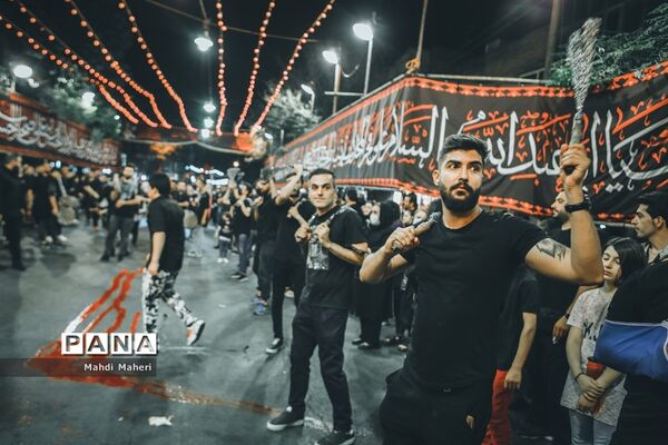 عزاداری شب عاشورا در محله رودکی
