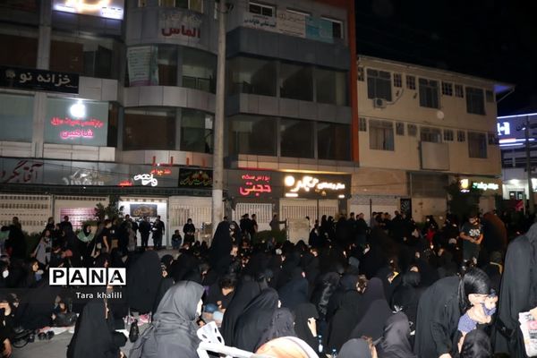 وداع با پیکر مدافع حرم سردار شهید رحیم کابلی در شهرستان بهشهر