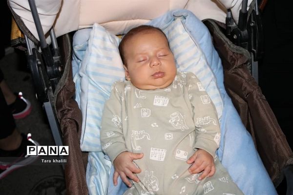 وداع با پیکر مدافع حرم سردار شهید رحیم کابلی در شهرستان بهشهر