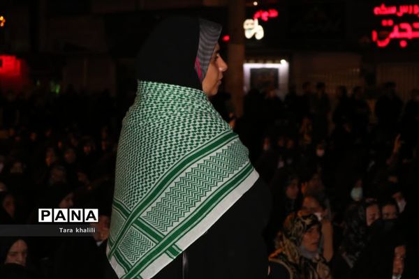 وداع با پیکر مدافع حرم سردار شهید رحیم کابلی در شهرستان بهشهر