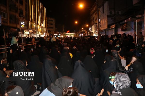 وداع با پیکر مدافع حرم سردار شهید رحیم کابلی در شهرستان بهشهر