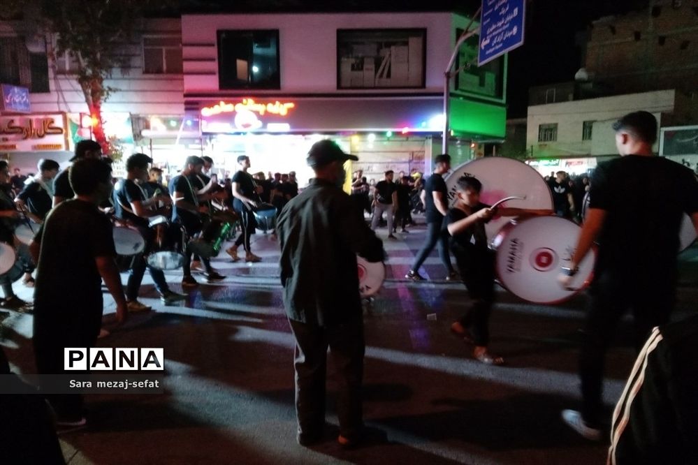 سوگواری مردم پاکدشت در شب تاسوعای حسینی