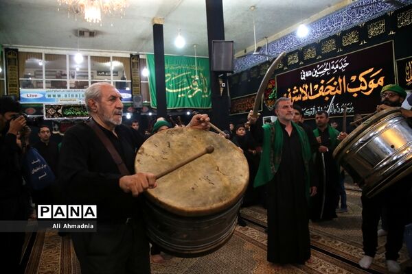 آیین عزاداری «مشق شمشیر» نجفی‌های مقیم قم
