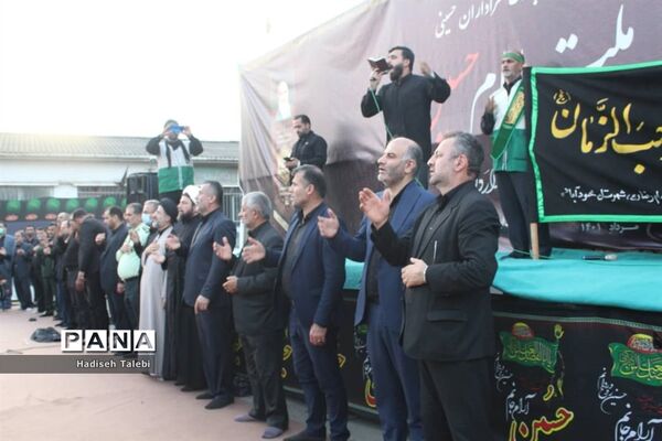 عزاداری  تاسوعا حسینی اینبار شکوهمندتر از همیشه در محمود آباد