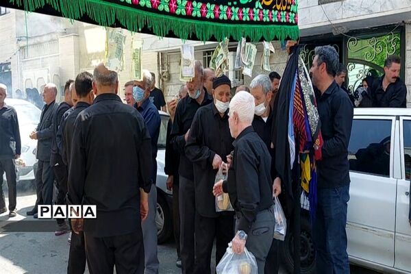 برگزاری مراسم تاسوعای حسینی در روستای چرمخورانی‌ها