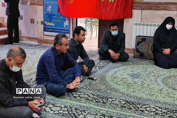 برگزاری مراسم عزاداری در آموزش و پرورش رودهن