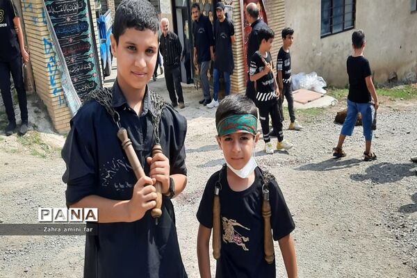 عزاداری تاسوعای حسینی در شهرستان نور