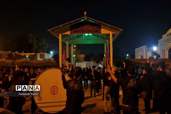 مراسم سوگواری شب تاسوعای حسینی در اهواز