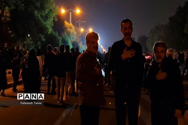 مراسم سوگواری شب تاسوعای حسینی در اهواز