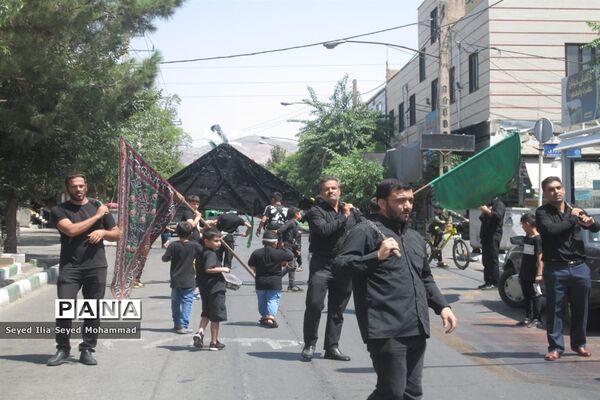 دسته‌های زنجیرزنی روز تاسوعا در شهرری