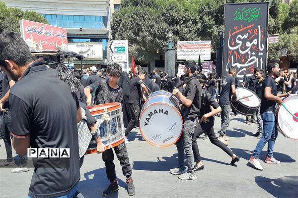مراسم تاسوعای حسینی  در مشهد مقدس