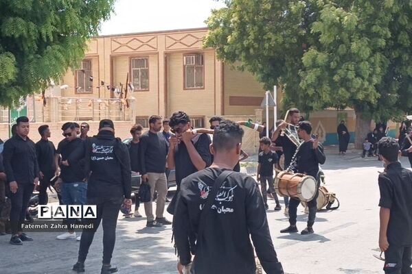 عزاداری روز تاسوعای حسینی در شهرستان قشم