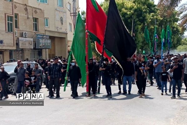 عزاداری روز تاسوعای حسینی در شهرستان قشم
