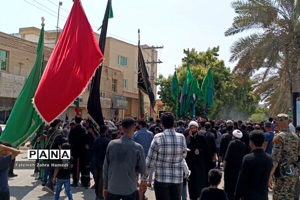 عزاداری روز تاسوعای حسینی در شهرستان قشم