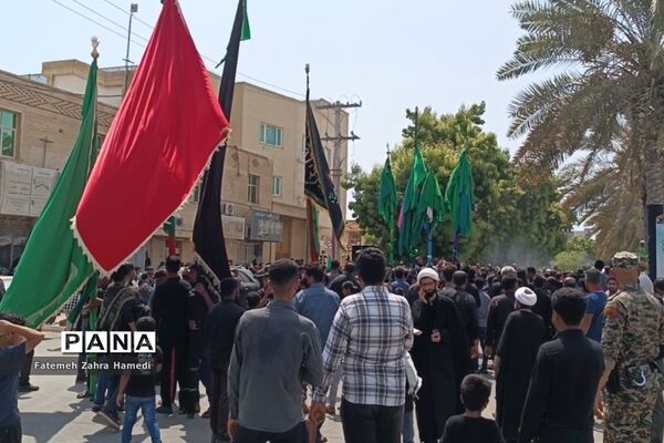 عزاداری روز تاسوعای حسینی در شهرستان قشم