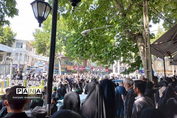 اجتماع عزاداران دماوند در روز تاسوعای حسینی