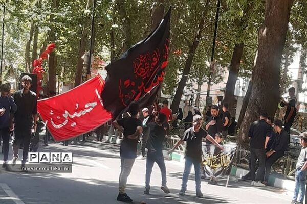 اجتماع عزاداران دماوند در روز تاسوعای حسینی