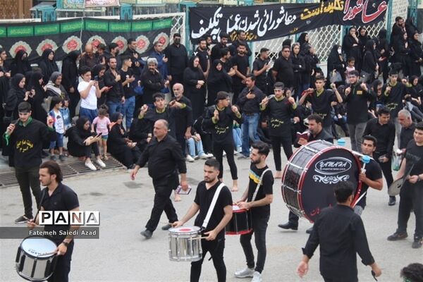مراسم باشکوه تاسوعا حسینی در اسرم و جامخانه
