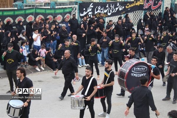 مراسم باشکوه تاسوعا حسینی در اسرم و جامخانه