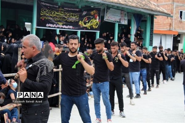 مراسم باشکوه تاسوعا حسینی در اسرم و جامخانه