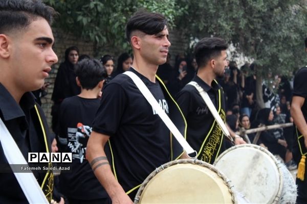 مراسم باشکوه تاسوعا حسینی در اسرم و جامخانه