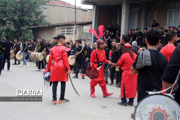 مراسم باشکوه تاسوعا حسینی در اسرم و جامخانه