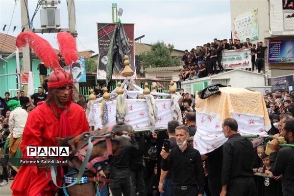 مراسم باشکوه تاسوعا حسینی در اسرم و جامخانه