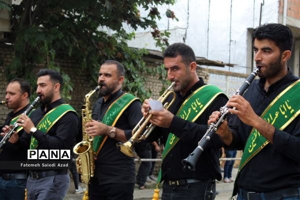 مراسم باشکوه تاسوعا حسینی در اسرم و جامخانه