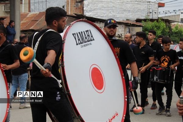 مراسم باشکوه تاسوعا حسینی در اسرم و جامخانه