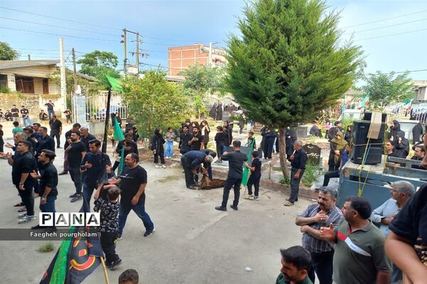 برگزاری مراسم تاسوعای حسینی در شهرستان بابل
