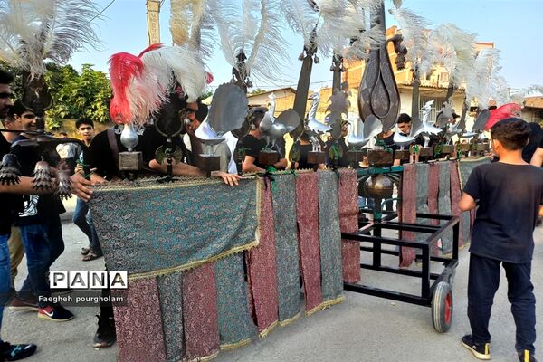 برگزاری مراسم تاسوعای حسینی در شهرستان بابل