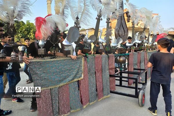 برگزاری مراسم تاسوعای حسینی در شهرستان بابل