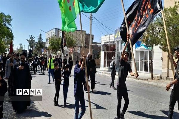برپایی هیات مذهبی در شهرستان درمیان