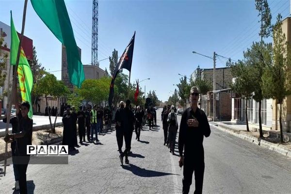 برپایی هیات مذهبی در شهرستان درمیان