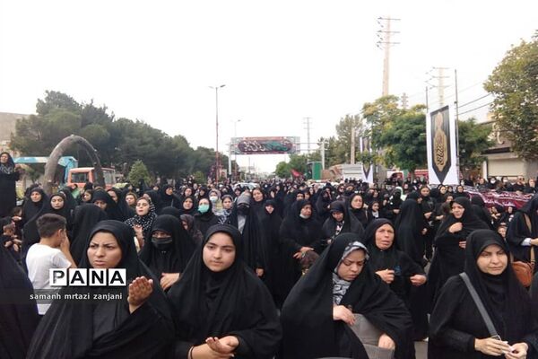 عزاداری تاسوعای حسینی درتاکستان
