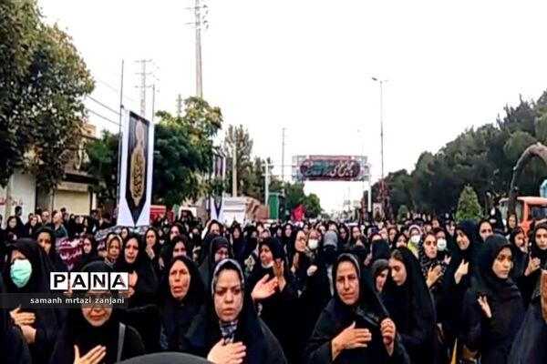عزاداری تاسوعای حسینی درتاکستان