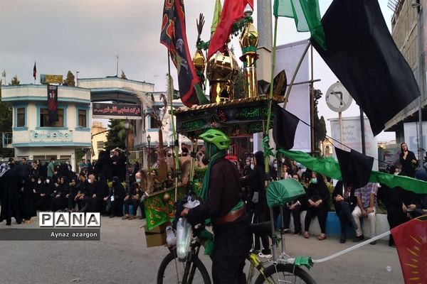 عزاداری پرشور تاسوعای حسینی در قائمشهر