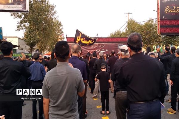 عزاداری پرشور تاسوعای حسینی در قائمشهر