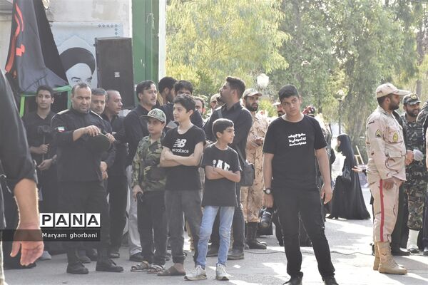 خاکسپاری پیکر مطهر شهید محمد امین کریمیان در بهنمیر