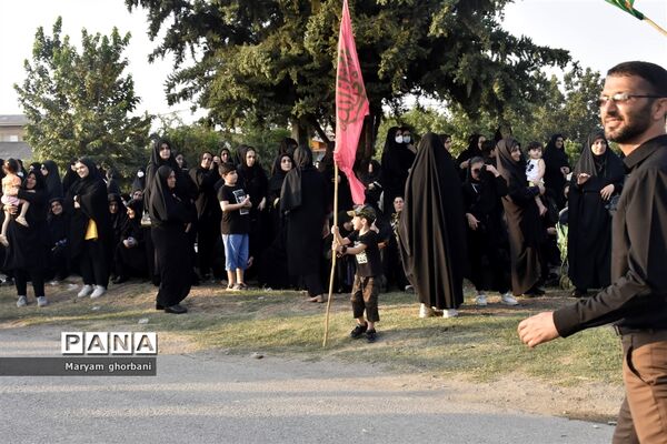 خاکسپاری پیکر مطهر شهید محمد امین کریمیان در بهنمیر