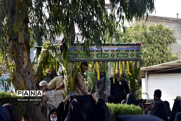 خاکسپاری پیکر مطهر شهید محمد امین کریمیان در بهنمیر