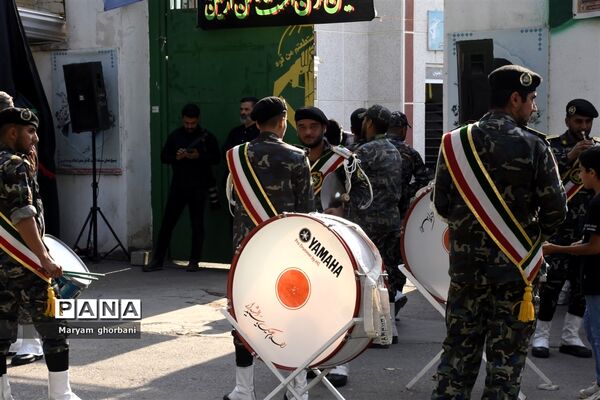 خاکسپاری پیکر مطهر شهید محمد امین کریمیان در بهنمیر