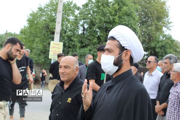 مراسم تاسوعای حسینی در بادله میاندورود
