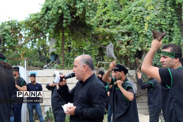 مراسم تاسوعای حسینی در بادله میاندورود