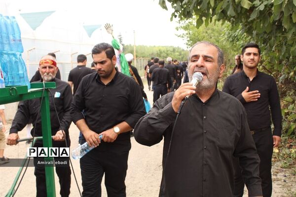 مراسم تاسوعای حسینی در بادله میاندورود