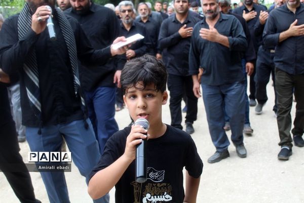 مراسم تاسوعای حسینی در بادله میاندورود