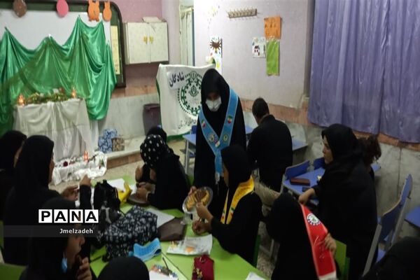 برگزاری ایستگاه و نمایشگاه نقاشی محرم در شادگان