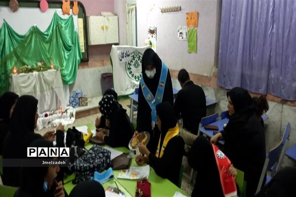 برگزاری ایستگاه و نمایشگاه نقاشی محرم در شادگان