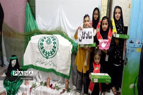 برگزاری ایستگاه و نمایشگاه نقاشی محرم در شادگان